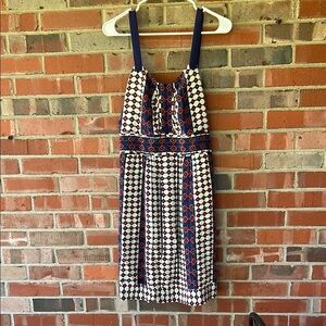 Marc By Marc Jacobs Blue and White Halter Sundress